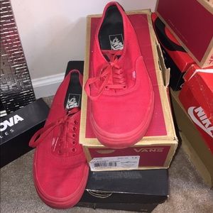 red vans.